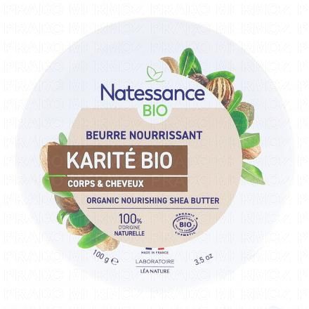 NATESSANCE Beurre de karit&eacute; bio pot 100g