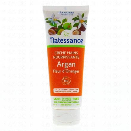 NATESSANCE Cr&egrave;me mains nourrissante Argan tube 75 ml