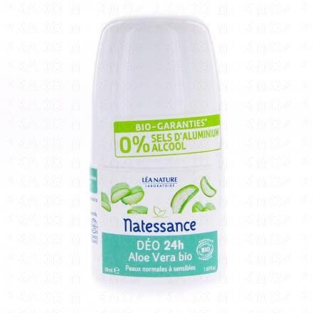 NATESSANCE D&eacute;odorant 24h Alo&eacute; vera bio 50ml