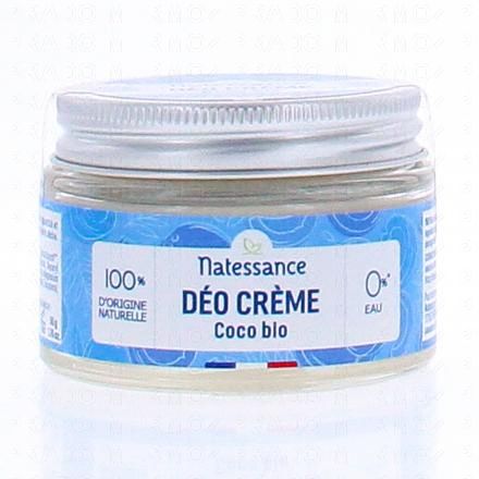 NATESSANCE D&eacute;odorant cr&egrave;me coco bio 50g