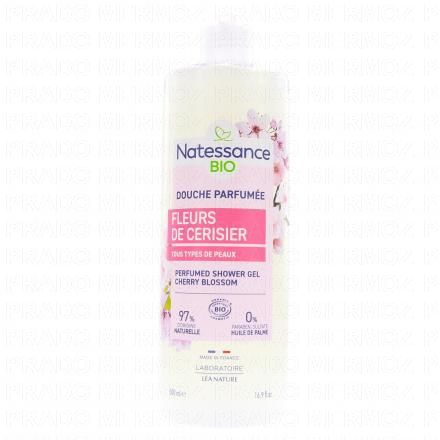 NATESSANCE Douche parfum&eacute;e Fleurs de Cerisier bio 500ml