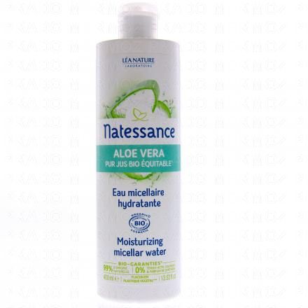 NATESSANCE Eau micellaire hydratante Alo&eacute; vera bio 400ml