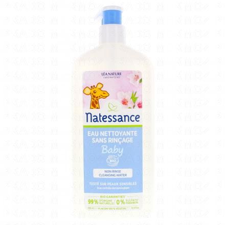 NATESSANCE B&eacute;b&eacute; Eau nettoyante sans rin&ccedil;age flacon 500ml