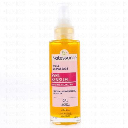 NATESSANCE Eveil sensuel huile de massage flacon 100ml
