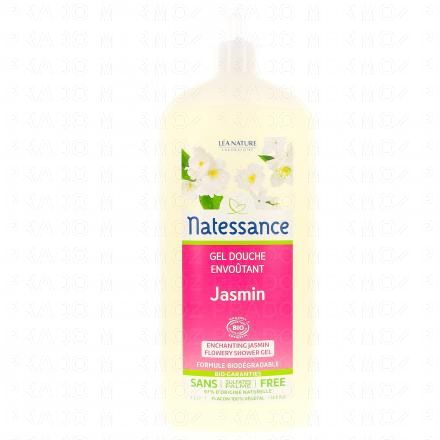 NATESSANCE Gel Douche envo&ucirc;tant Jasmin bio (1l)