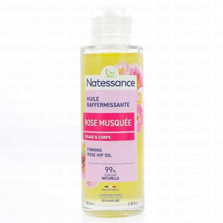 NATESSANCE Huile de rose musqu&eacute;e r&eacute;paratrice et anti-&acirc;ge flacon 100ml