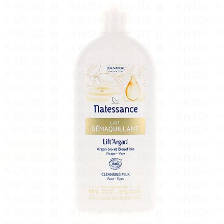 NATESSANCE Lift'Argan Lait d&eacute;maquillant bio 400ml