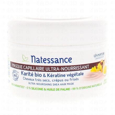 NATESSANCE Masque capillaire ultra-nourrissant &agrave; la karit&eacute; 200ml