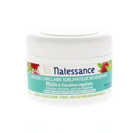 NATESSANCE Masque sublimateur r&eacute;g&eacute;n&eacute;rant &agrave; l'huile de ricin