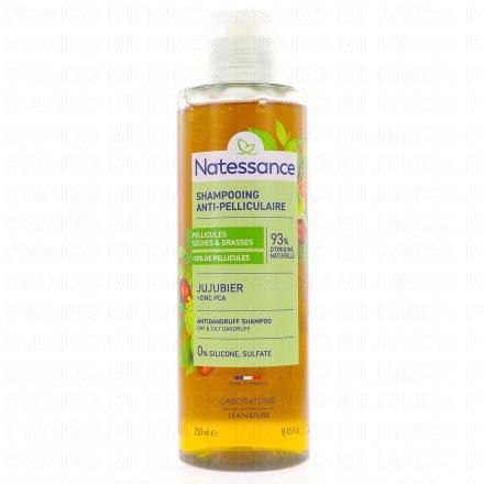 NATESSANCE Shampooing Antipelliculaire au Jujubier 250ml