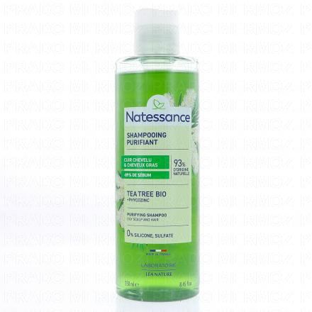 NATESSANCE Shampooing &Eacute;quilibrant Purifiant Tea Tree bio (250ml)