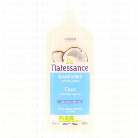 NATESSANCE Shampooing extra-doux coco (250ml)