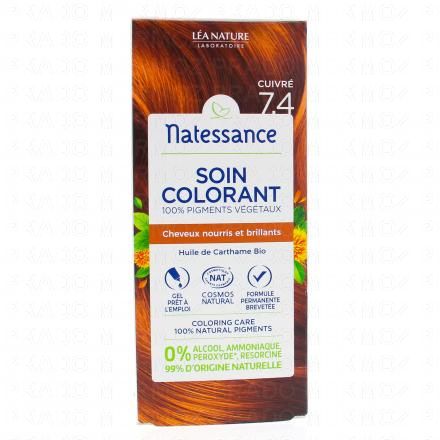 NATESSANCE Soin colorant cuivr&eacute; n&deg;7.4
