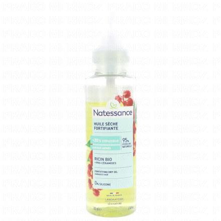 NATESSENCE Huile Capillaire Sèche Fortifiante au Ricin Bio 100ml