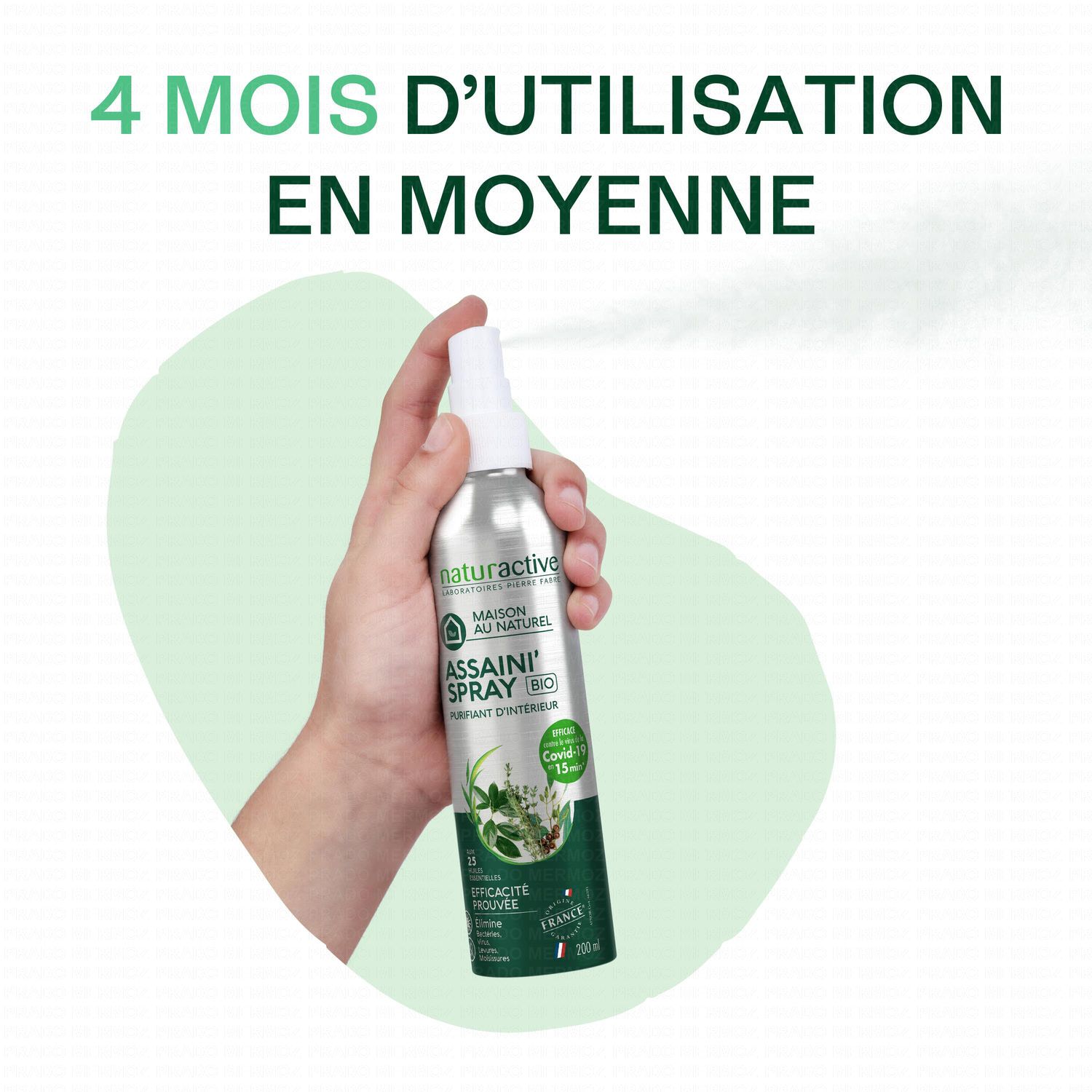 Assaini'spray aux huiles essentielles BIO Naturactive