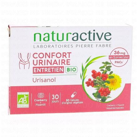 NATURACTIVE Confort Urinaire Entretien Urisanol (boîte de 30 gélules)