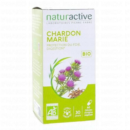 NATURACTIVE Elusanes Chardon Marie 60 g&eacute;lules