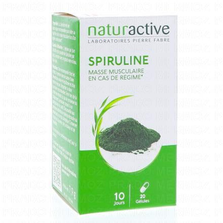 NATURACTIVE Elusanes Spiruline (20 g&eacute;lules)