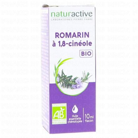NATURACTIVE Huile Essentielle Bio Romarin &agrave; 1,8-Cin&eacute;ole flacon 10ml
