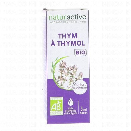 NATURACTIVE Huile Essentielle Bio Thym &agrave; Thymol flacon 5ml