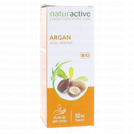 NATURACTIVE Huile V&eacute;g&eacute;tale Bio Argan flacon 50ml
