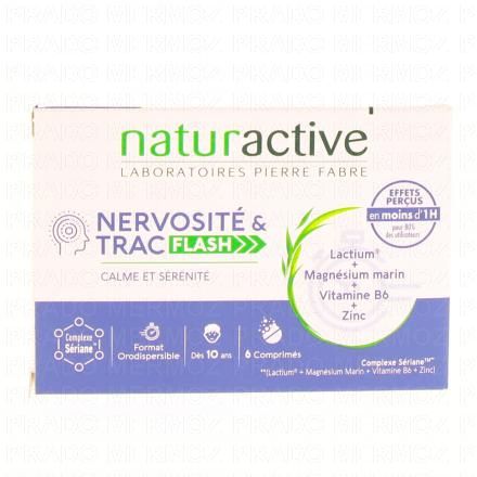 NATURACTIVE Nervosit&eacute; & Trac Flash 6 comprim&eacute;s