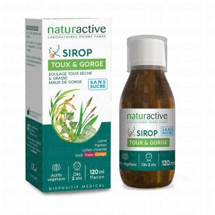 NATURACTIVE Sirop Toux et Gorge 120ml