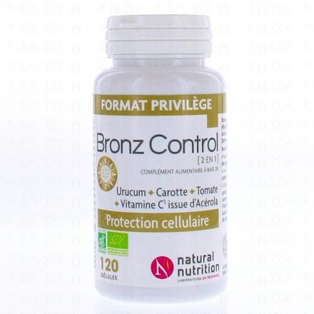 NATURAL NUTRITION Bronz Control [2 en 1] 120 g&eacute;lules