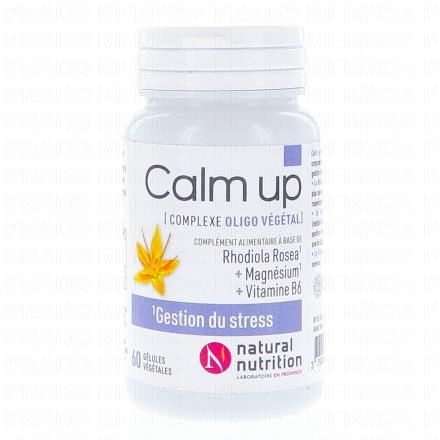 NATURAL NUTRITION Calm Up Gestion du stress 60 g&eacute;lules