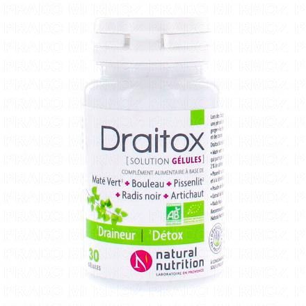 NATURAL NUTRITION Draitox starter minceur pot de 30 comprim&eacute;s