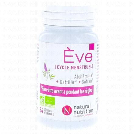NATURAL NUTRITION Eve - Cycle Menstruel Bio x34 g&eacute;lules