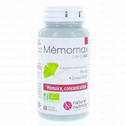 NATURAL NUTRITION M&eacute;momax x60 g&eacute;lules