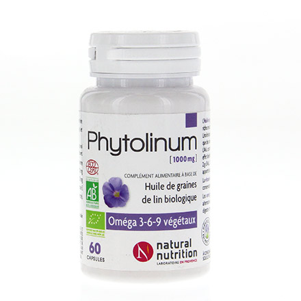 NATURAL NUTRITION Phytolinum pot de 60 capsules.