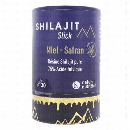 NATURAL NUTRITION Shilajit Miel & Safran 30 sticks