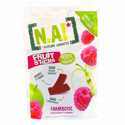 NATURE ADDICT Fruit sticks framboise 40g