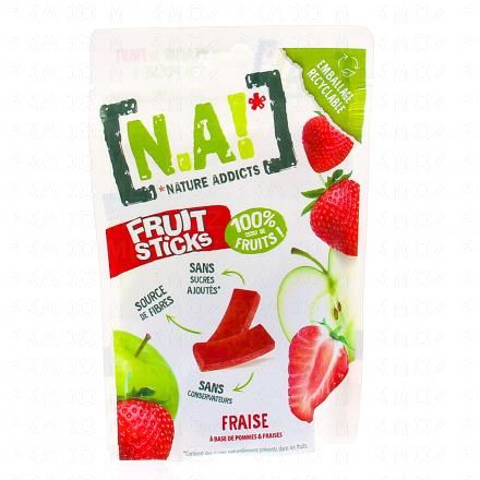 NATURE ADDICT Fruits sticks fraise 40g