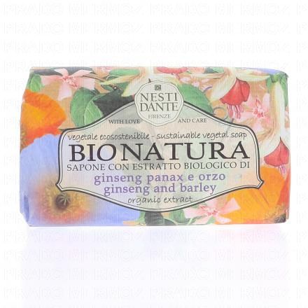 NESTIDANTE Bio natura - Savon Bio Ginseng & Orge 250g