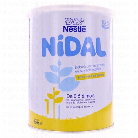 NESTLE Nidal Lait Infantile 1er âge 800g