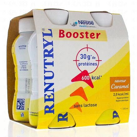 NESTLE Renutryl Booster saveur caramel 4x300ml