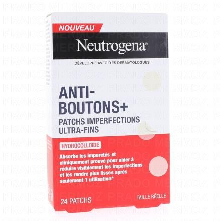 NEUTROGENA Anti-Boutons+ Patchs Anti-imperfections Ultra Fins x24