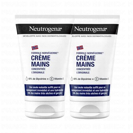 NEUTROGENA Crème mains concentrée "L'original" (2 tubes x 50ml)