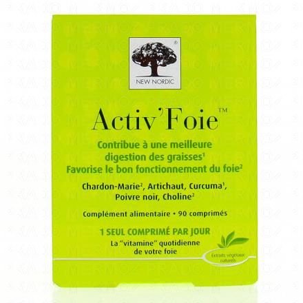 NEW NORDIC Activ'Foie Comprim&eacute;s x 90
