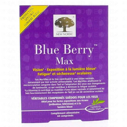 NEW NORDIC Blue Berry Max 60 comprim&eacute;s