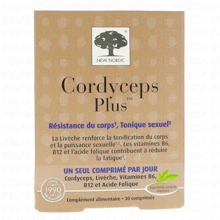NEW NORDIC Cordyceps Plus - Tonus Sexuel x30 comprim&eacute;s