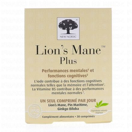 NEW NORDIC Lion's Mane Plus 30 comprim&eacute;s