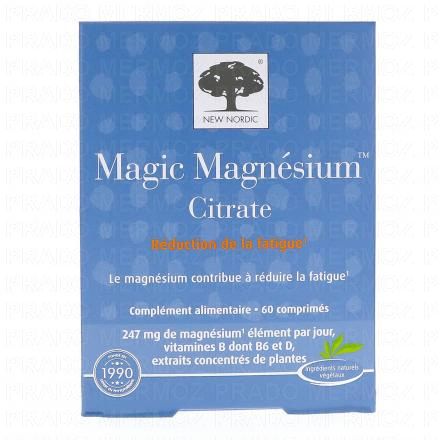 NEW NORDIC Magic Magn&eacute;sium Citrate x60 Comprim&eacute;s