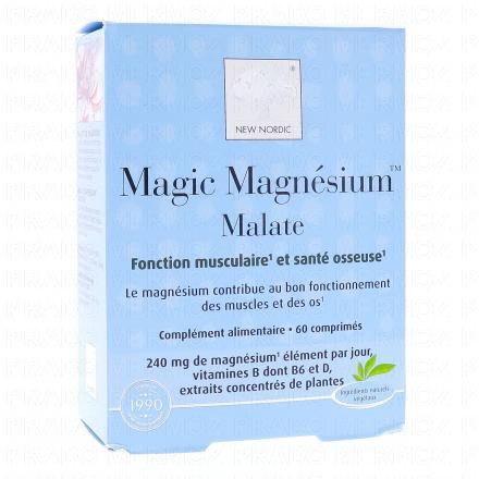 NEW NORDIC Magic Magn&eacute;sium Malate x60 Comprim&eacute;s