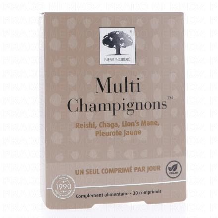 NEW NORDIC Multi Champignons 30 comprim&eacute;s