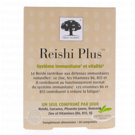 NEW NORDIC Reishi Plus 30 comprim&eacute;s