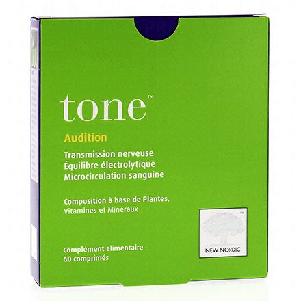 NEW NORDIC Tone audition 60 comprim&eacute;s